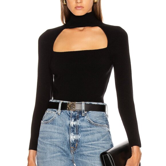 ALC Brianne Cutout Turtleneck Top Sz S - Picture 4 of 13